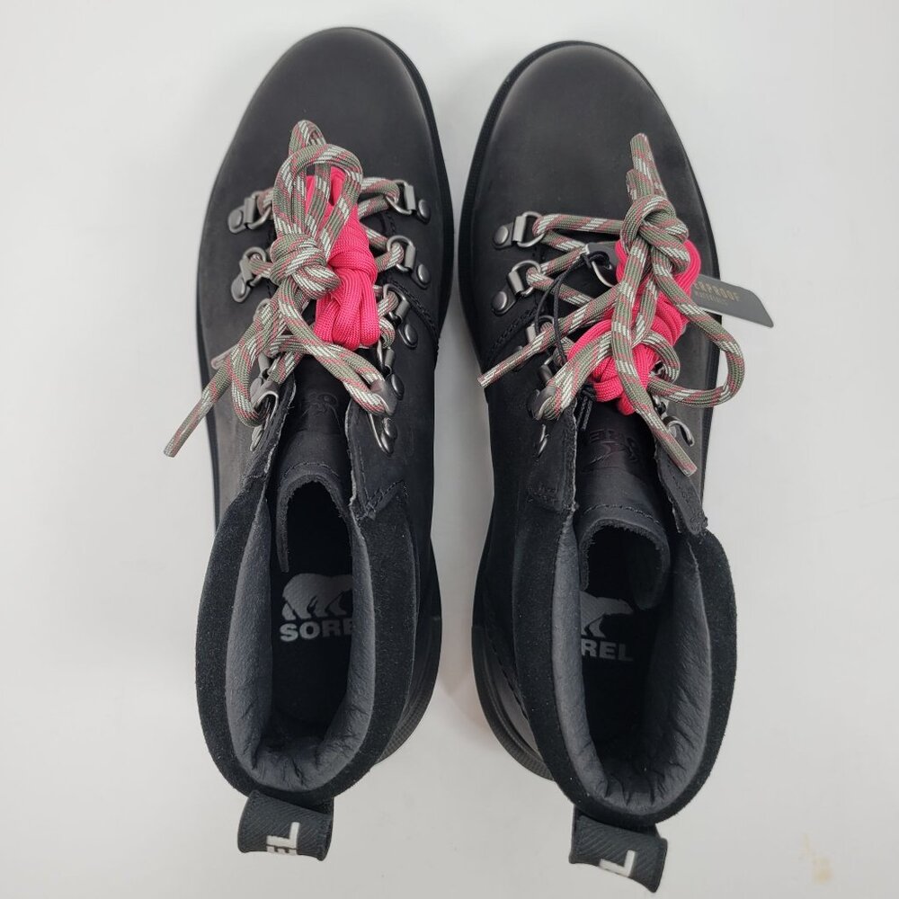 Sorel Hi-Line Women's Black Waterproof Hiking Boots NL4878-010 US Size 8 NWB - Picture 7 of 11